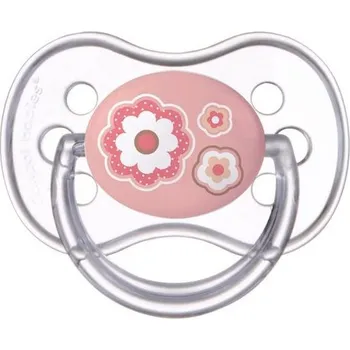 dudlíky Canpol babies Dudlík 18m+ silikon symetrický Newborn Baby RŮŽOVÝ