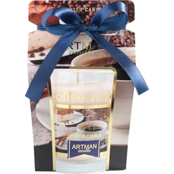 Svíčka Svíčka ve skle COOKIES Coffee-cake vonná 130g