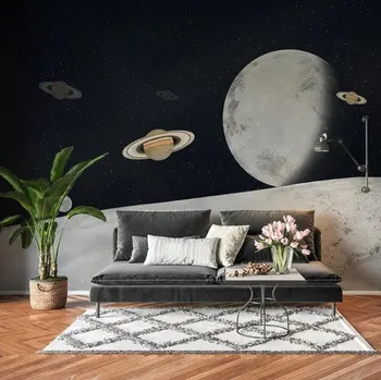 Fototapeta Solution Media 3D tapety - Kreslený vesmír MU4297 4 - Slámová textura - Vliesová tapeta - 300g/m2