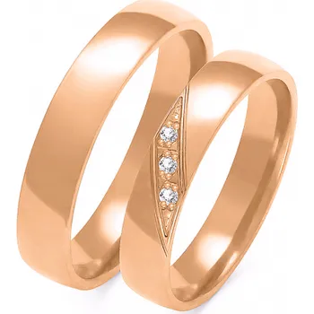 Prsten SOFIA zlatý pánský snubní prsten ZSA-146MRG