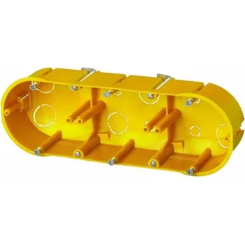 Elektroinstalační krabice Sádrokartonový box Elektro-Plast PK-60 x 3 nehořlavý