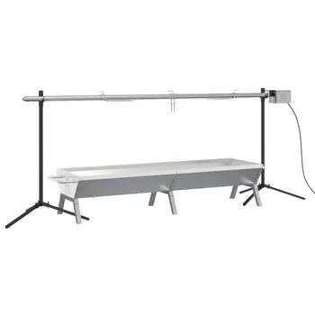 Automatický gril se zásobníkem nerezová ocel 3152096 Zahradní gril Automatický gril se zásobníkem nerezová ocel 3152096