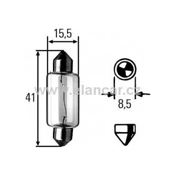 Autožárovka Autožárovka 24V C15W SV8,5 SUF 13x42