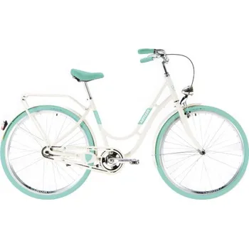 Městské kolo Kenzel Jízdní kolo Nostalgic Ceremony 1spd 26" 2026 bílo-tyrkysové