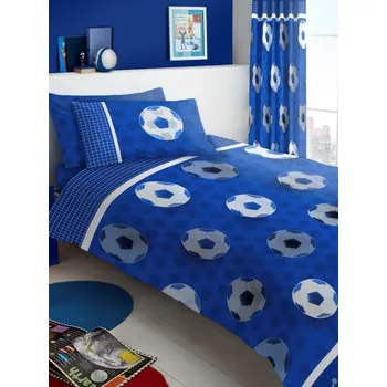 Povlečení Fotbalové povlečení modré míče