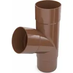 Covernit Plastové napojení do svodu PVC 63 mm hnědá 67,5° hnědá