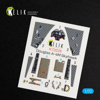 Plastikový model 1/72 A-4M 'Skyhawk' interior 3D (FUJI/H.2000)