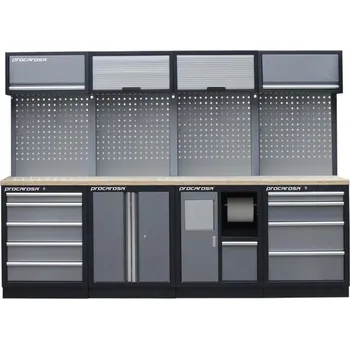 Procarosa® Sestava dílenského nábytku Procarosa PROFI TGCW-5001A4 Pracovní deska:: dřevěná