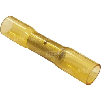 Auto elektroinstalace Spojovací dutinka - žlutá - 5,5 mm - s lepidlem - 10 kusů