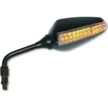 Osvětlení pro motocykl FAR univerzální pravé zrcátko s blinkry LED barva černá (sada pro FAR 7165) (FAR univerzální pravé zrcátko s blinkry LED barva černá (sada pro FAR 7165))