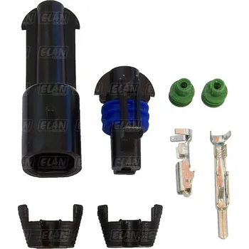 Auto elektroinstalace Vodotěsná svorkovnice 1x pin - komplet - série 2,8 mm