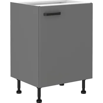 Kuchyňská skříňka Spodní skříňka na nožičkách 60 D 1F BB NESSA antracit