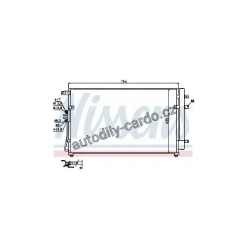 Chladič motoru Chladič klimatizace NISSENS 940269