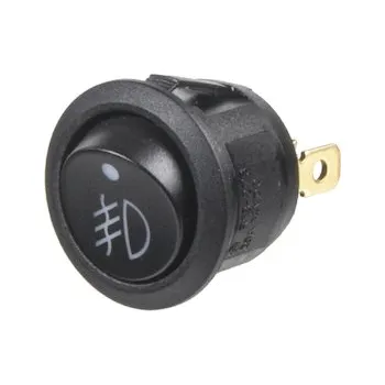 Auto elektroinstalace Spínač kolébkový kulatý 20A na světla mlhové zadní, STM 47059