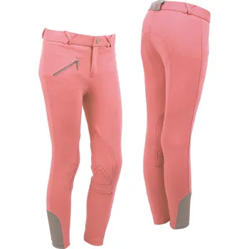 Jezdecké oblečení Q-essentials Rajtky Junior Q-essentials, s kolenními záplatami, dětské, flamingo pink 152