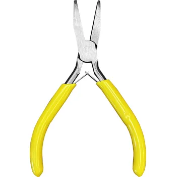 Kleště Kleště ploché s hladkými čelistmi žluté 125mm