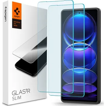 Spigen Glass tR Slim 2 Pack ochranné sklo pro Xiaomi Redmi Note 12 Pro 5G/12 Pro Plus 5G/Poco X5 Pro 5G čiré Spigen Glass tR Slim 2 Pack ochranné sklo pro Xiaomi Redmi Note 12 Pro 5G/12 Pro Plus 5G/Poco X5 Pro 5G čiré