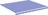 Náhradní plachta na markýzu 400 x 350 cm, modrá/bílá