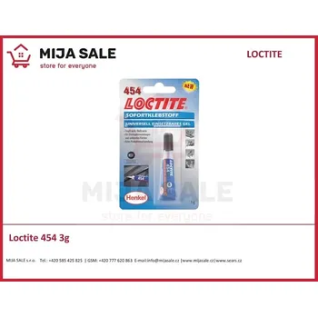 Průmyslové lepidlo Loctite 454 - 3 g, vteřinové lepidlo