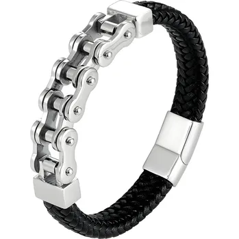 Náramek Amparo Miranda® Náramek Moto H295 Silver, Barva černý