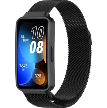 eses Milánský tah pro Huawei Band 8, 9 a 10 - Černý