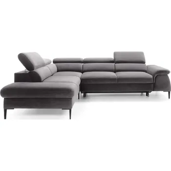 Sedací souprava ArtPS Rohová sedací souprava BLUES L | grafit Vogue 16 Provedení: levé