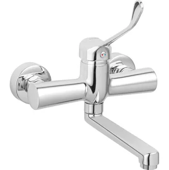 Vodovodní baterie Ferro Algeo Medico umyvadlová baterie na stěnu chrom BAGM3