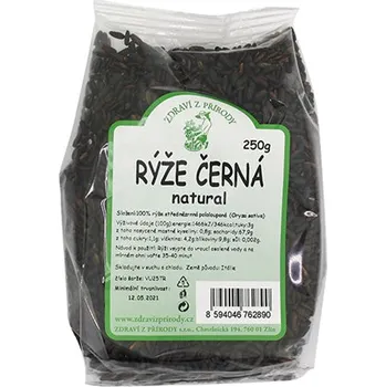 Čokoláda Zdraví z přírody Rýže černá 100 g