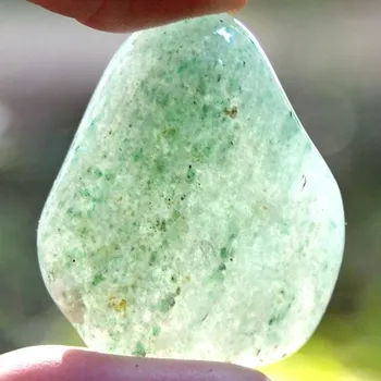 Drahý kámen Avanturín zelený tromlovaný mix XL, Zimbabwe