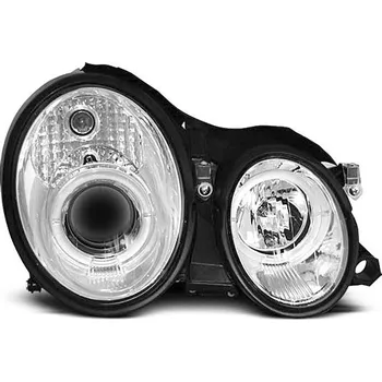 Přední světlomet TUNING-TEC Přední světla Mercedes Benz W208, CLK 97-02 Angel Eyes - chrom