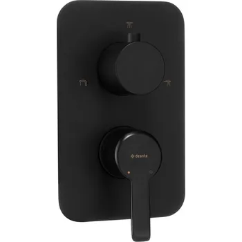Deante Arnika vanová baterie pod omítku černá BXY_NQAM