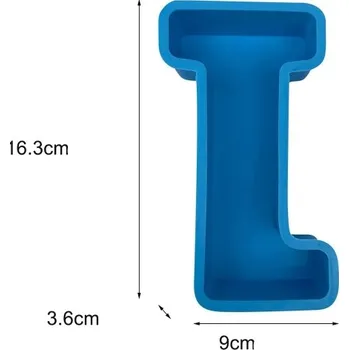 PourArt Silikonová forma X312-36 Velké 3D J 163x93mm