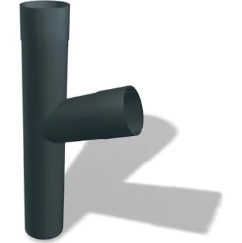 okap PREFA odbočka svodu hliníková Ø 100/100 mm, Antracit P10 RAL 7016
