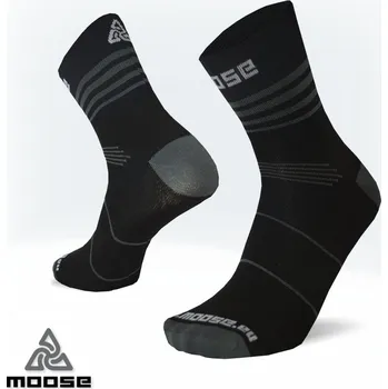 Pánské ponožky LIGHTSPEED běžecké ponožky Moose černá XXL