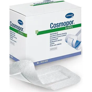 Zdravotnický materiál Hartmann-Rico Cosmopor sterilní náplast – zkušenost s pooperační ochranou Rozměr: 7,2x5cm (50ks/bal)