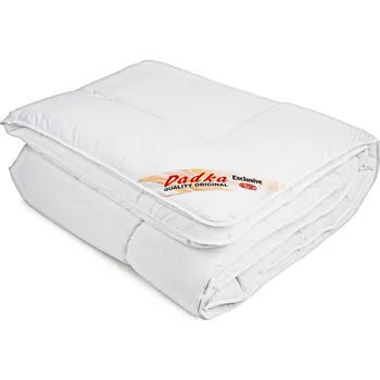 přikrývka Letní prošívaná antibakteriální přikrývka Dadka EXCLUSIVE SILVER z dutého vlákna, bílá, 135x220cm, 1400g
