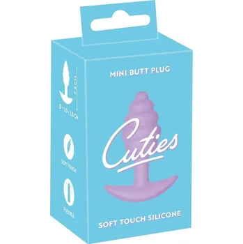 Dildo Cuties Mini Anální Kolík - silikonový, fialový (2,8 cm)