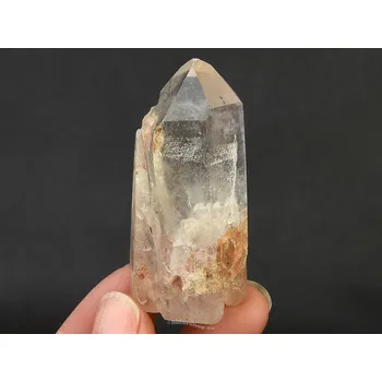 Přírodní kámen Křišťál s inkluzemi špice polobrus 41g