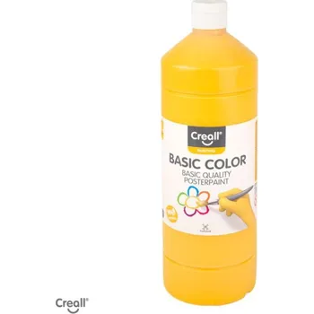 Vodová barva Tempera 1000ml, creall tmavě žlutá
