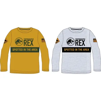 Chlapecké tričko Jurský svět - licence Chlapecké tričko - Jurský svět 5202089, šedý melír Barva: Šedá, Velikost: 152