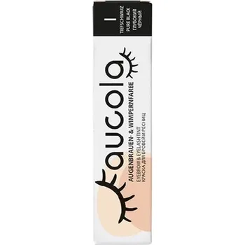Přípravek na oči Aucola Eyebrow and Eyelash Tint - profesionální barva na obočí a řasy, 15 ml VÝPRODEJ: 1 Pure Black - černá