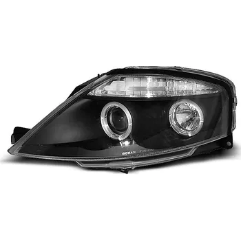 Přední světlomet TUNING-TEC Přední světla Citroen C3 02-09 Angel Eyes - černé