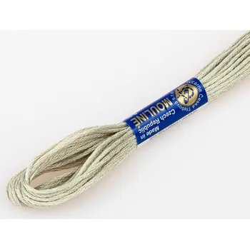 Příze Vyšívací příze MOULINE / MULINKA 7922 stříbrno-hnědá, jednobarevná, 2g/8m