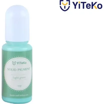 Tekutý pigment solid color YiTeKo Light green 10 10ml