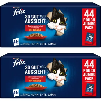 FELIX Chutná tak dobře, jak vypadá, v želé Variace chutí země 88 × 85 g