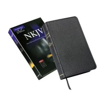 Populárně naučná literatura pro dospělé NKJV Pitt Minion Reference Bible, Black Calf Split Leather, Red-letter Text, NK444:XR (EN)