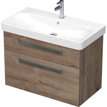 Koupelnový nábytek Intedoor Sonata Skříňka s umyvadlem Smyle Square 90 cm - závěsná, IN-200-090 D370