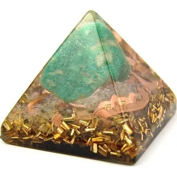Orgonitová pyramida malá 35 mm - Amazonit