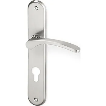 Dveřní kování AC-T Servis ACT dveřní kování JANA OV (nikl) Provedení: PZ (klika/klika, zámek FAB), Rozteč: 72 mm