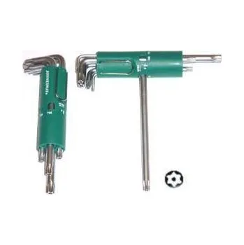 Autoklíč Klíče TORX úhlové s otvorem sada 8ks JONNESWAY